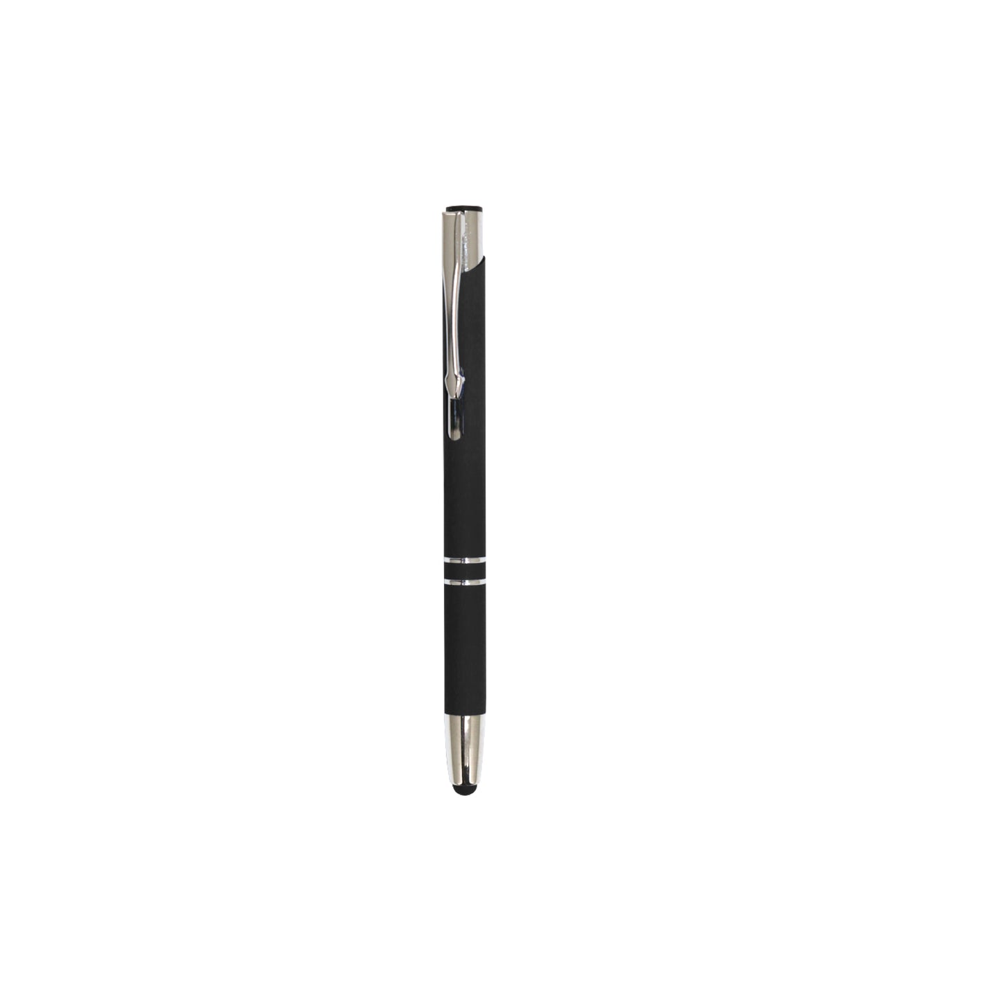 Stylo à bille en aluminium soft touche