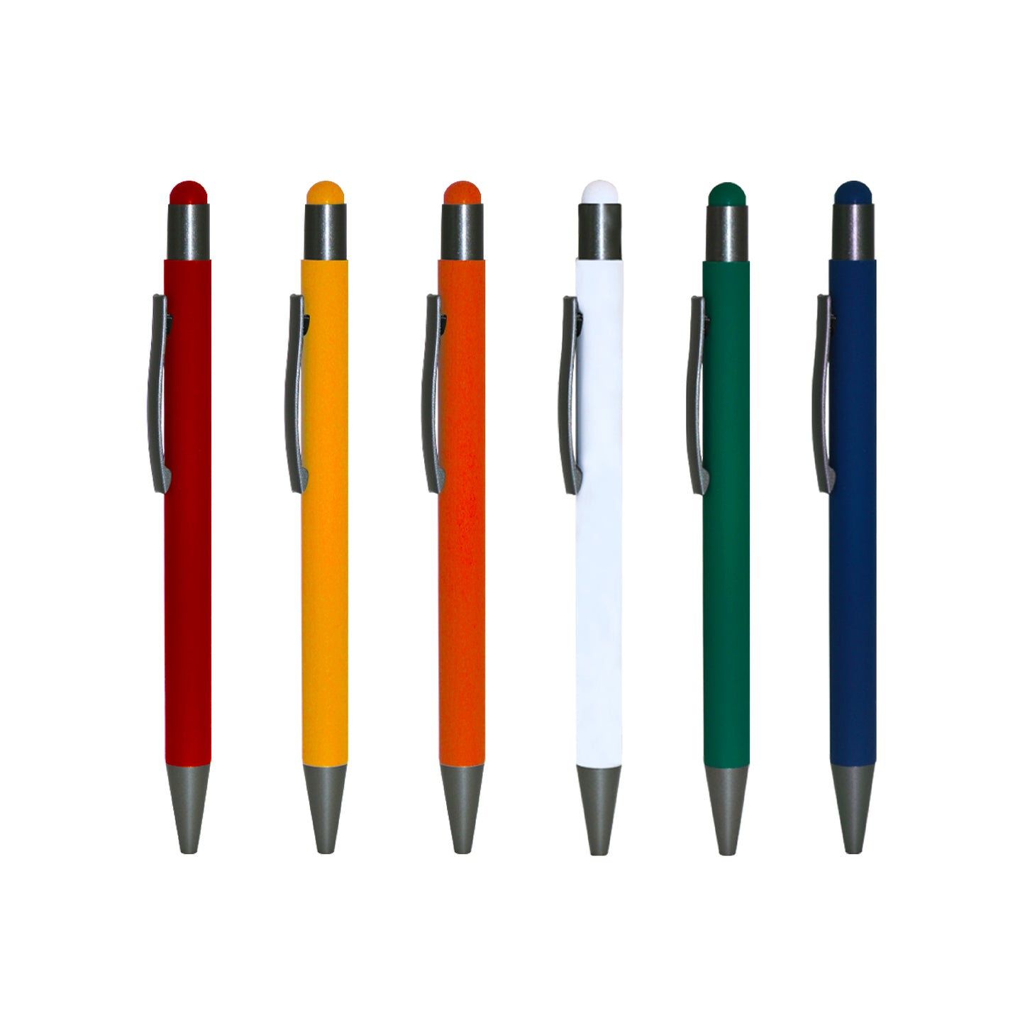 Stylo en aluminium soft-touche