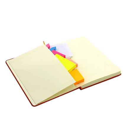 Notebook publicitaire A5 élastique soft-touche