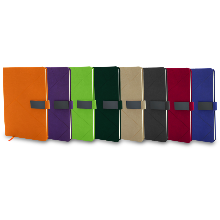 Notebook A5 avec motif géométrique