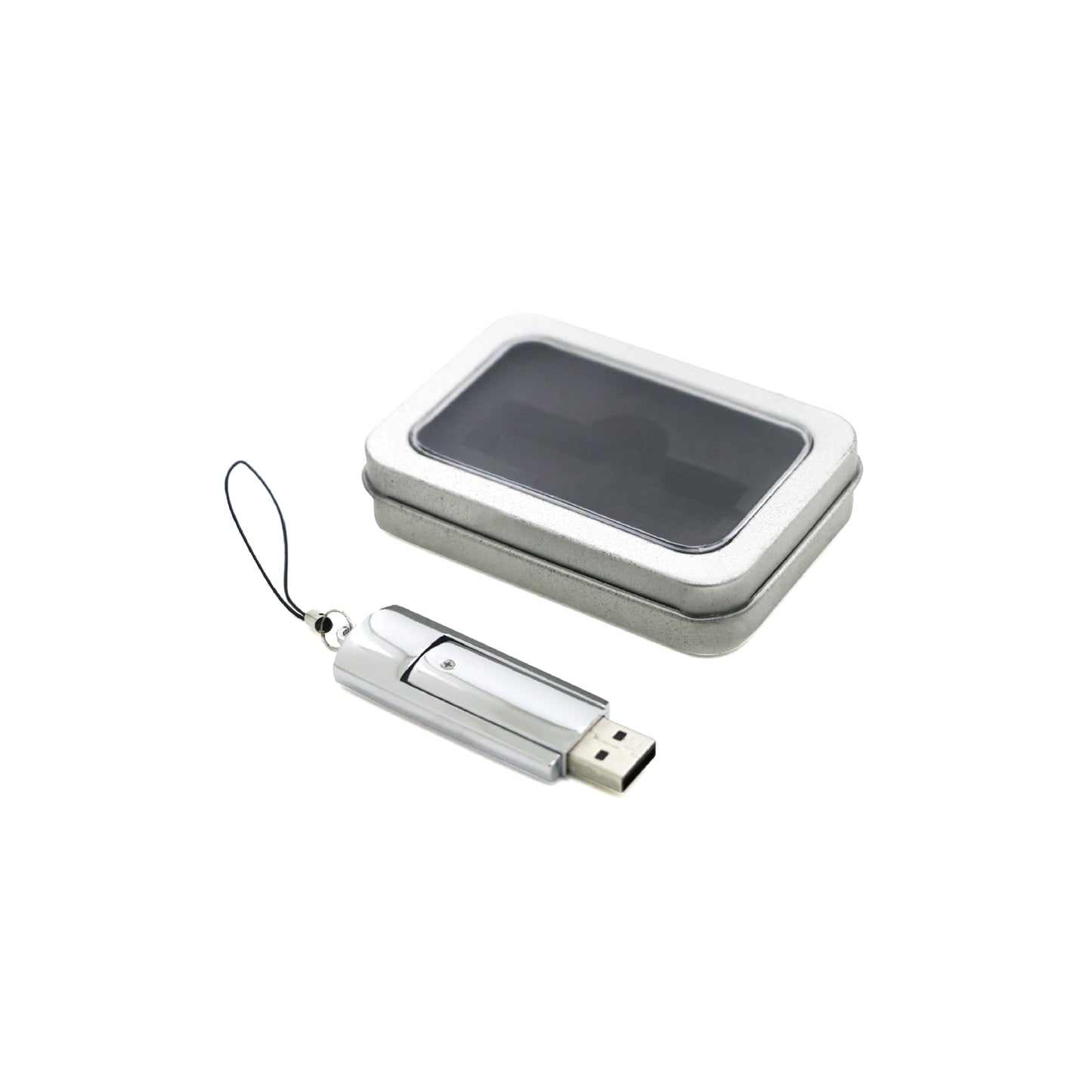 USB rotative publicitaire 8 GB en métal