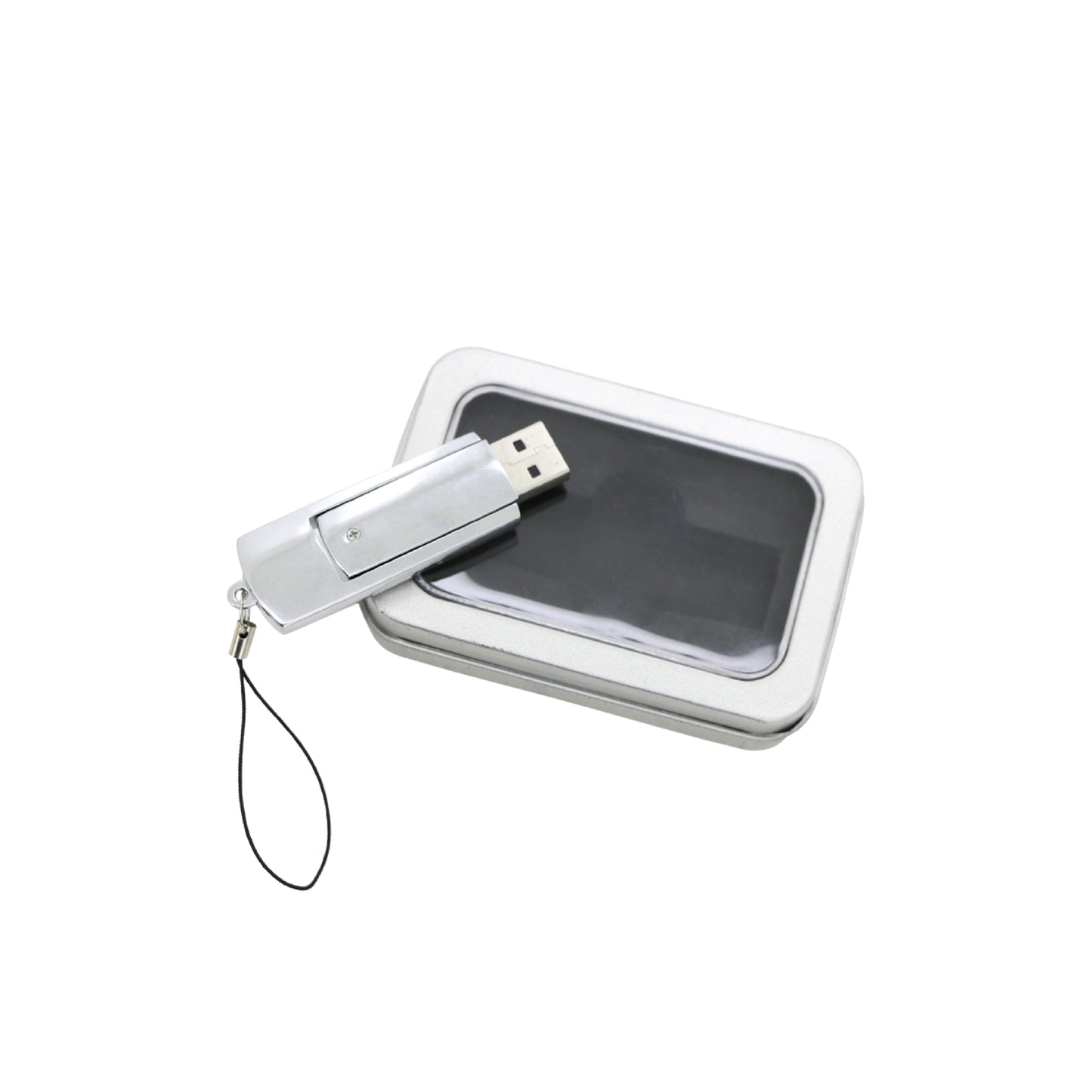 USB rotative publicitaire 8 GB en métal