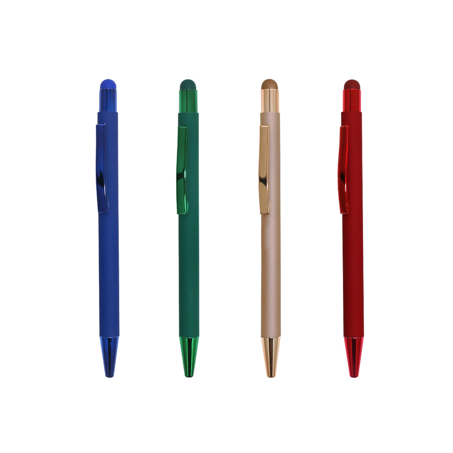 Stylo en aluminium soft-touche