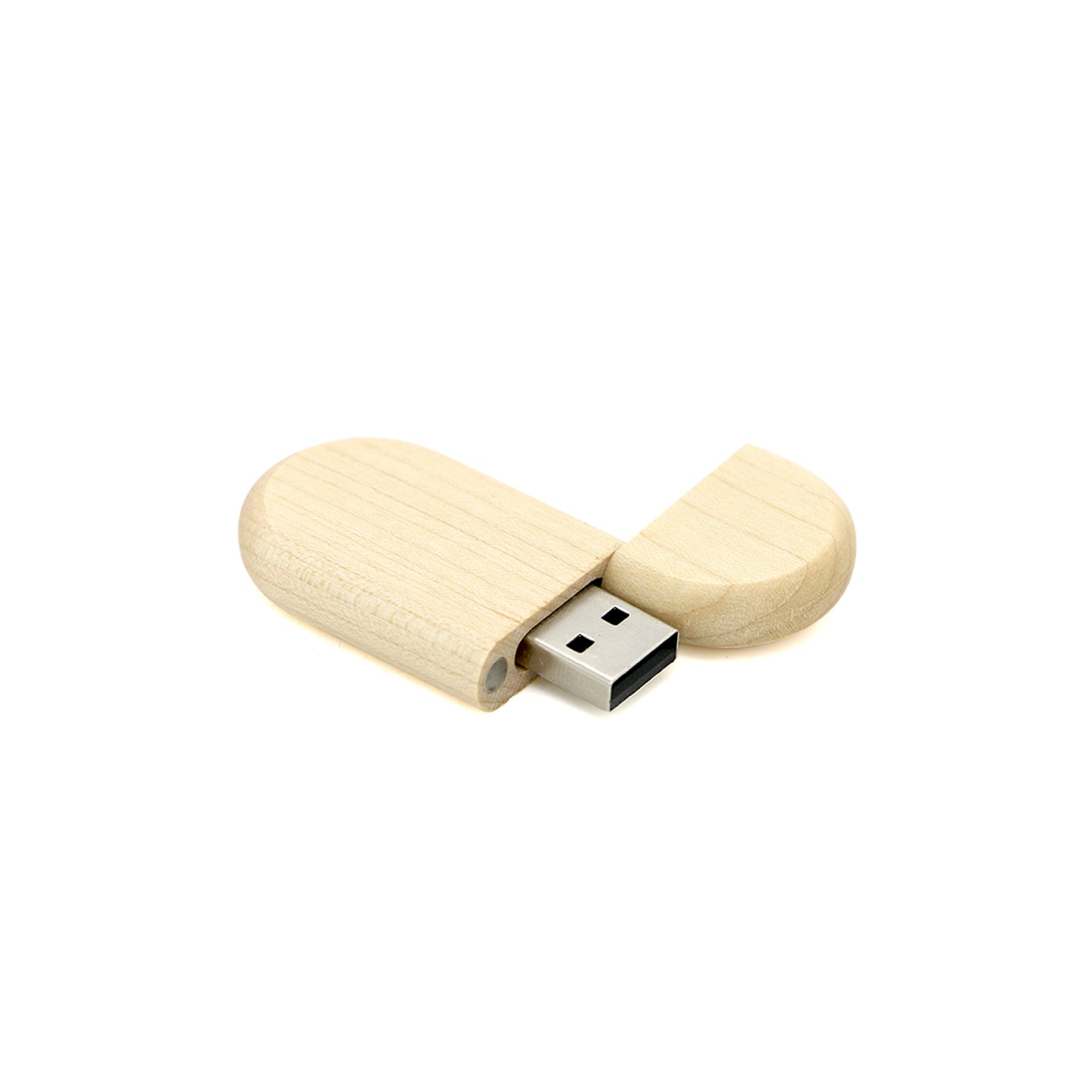 USB 32 GB personnalisable en bois forme oval