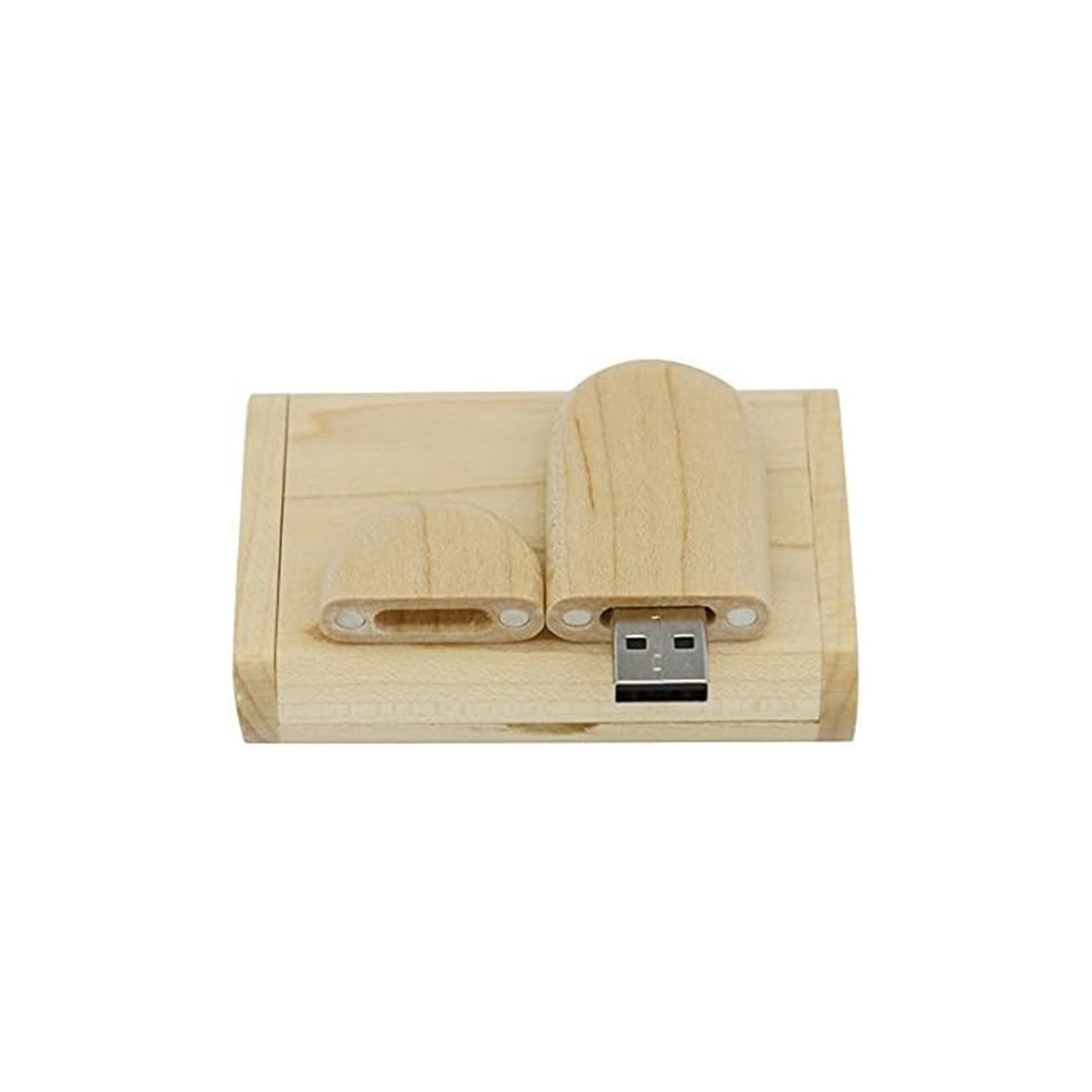 USB 32 GB personnalisable en bois forme oval