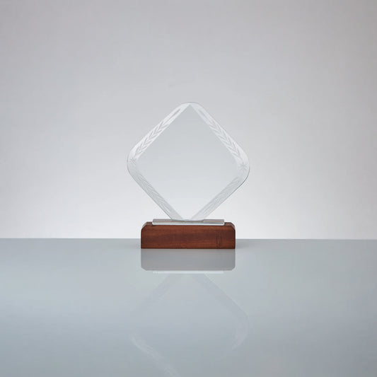 Trophée en cristal