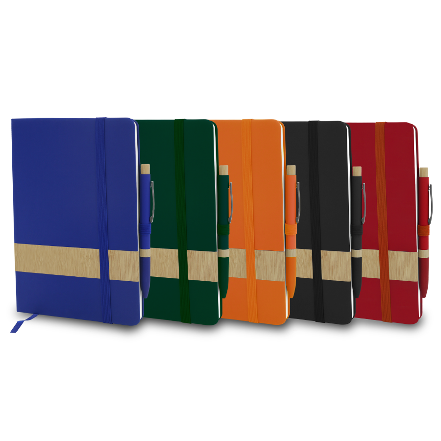 Notebook A5 en similicuir avec stylo