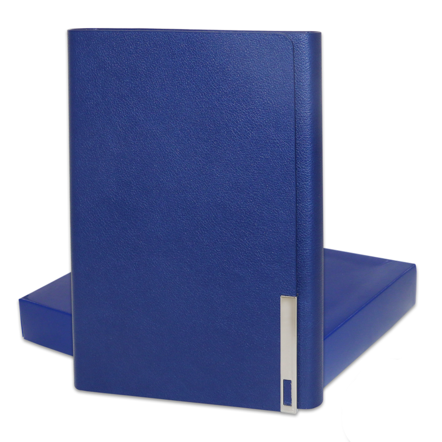 Notebook A5 en similicuir de type classeur