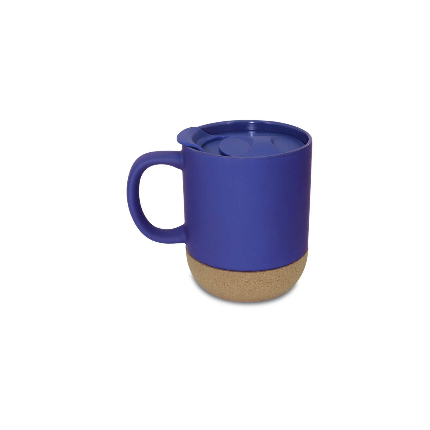 Mug 380 ml en porcelaine et liège avec couvercle